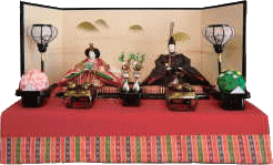 平飾り・親王飾り 雛人形司 蓬左佳峰 加藤人形店