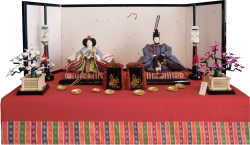 平飾り・親王飾り 雛人形司 蓬左佳峰 加藤人形店