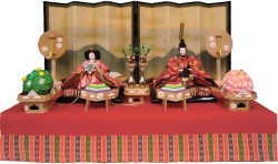 平飾り・親王飾り 雛人形司 蓬左佳峰 加藤人形店